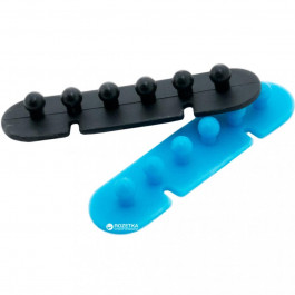   ExtraDigital Органайзер для кабеля Cable Clips CC-595 2 шт Black/Blue (KBC1725)