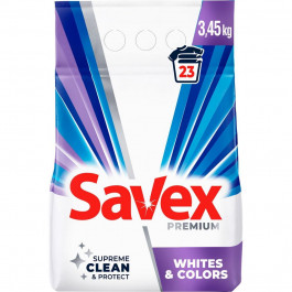   Savex Пральний порошок 2 в 1 Whites&Colors автомат 3,45 кг (3800024047916)