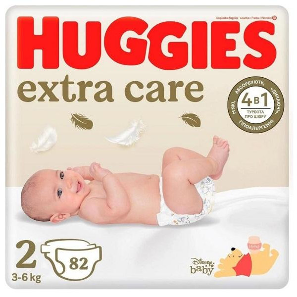 Huggies Elite Soft Mega р.2, 82 шт. - зображення 1