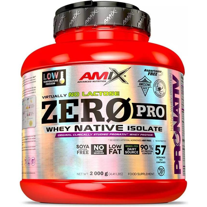 Amix ZeroPro Protein 2000 g /57 servings/ Double Dutch Chocolate - зображення 1