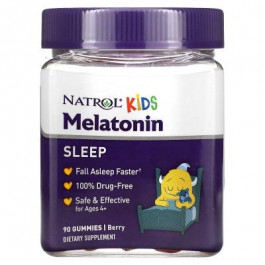   Natrol Мелатонін для дітей віком від 4 років, 1 мг, смак ягід, Melatonin, Ages 4+, (NTL07530)