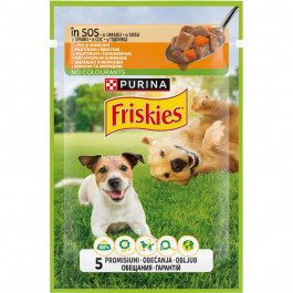   Friskies Adult шматочки у підливці з куркою та морквою 85 г (8445290751065)