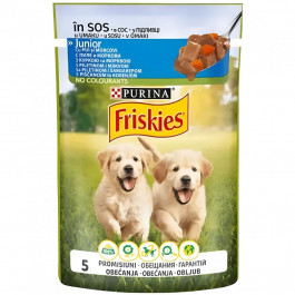   Friskies Junior шматочки у підливці з куркою та морквою 85 г (8445290751096)