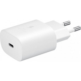   Samsung 25W PD Power Adapter (with Type-C cable) White (EP-TA800XWE)