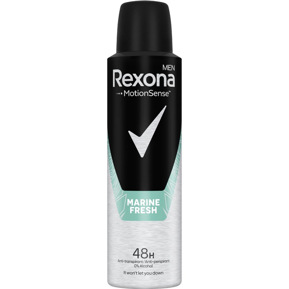 Rexona Дезодорант аерозольний  Men Морська свіжість 150 мл (8710847864919) - зображення 1