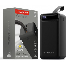   TITANUM 741S 50000mAh 22.5W Black (TPB-741S-B)