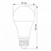 VIDEX LED A65e 15W E27 3000K 220V (VL-A65e-15273) - зображення 3