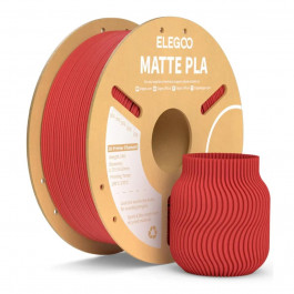   ELEGOO PLA Filament (пластик) для 3D принтера  матовий 1кг, 1.75мм, рубіново червоний (50.203.0252)