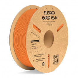   ELEGOO Rapid PLA Plus Filament (пластик) для 3D принтера  1кг, 1.75мм, помаранчевий (50.203.0120)