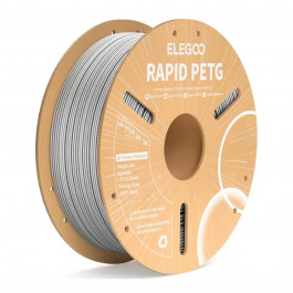   ELEGOO Rapid PETG Filament (пластик) для 3D принтера  1кг, 1.75мм, сірий (50.203.0222)