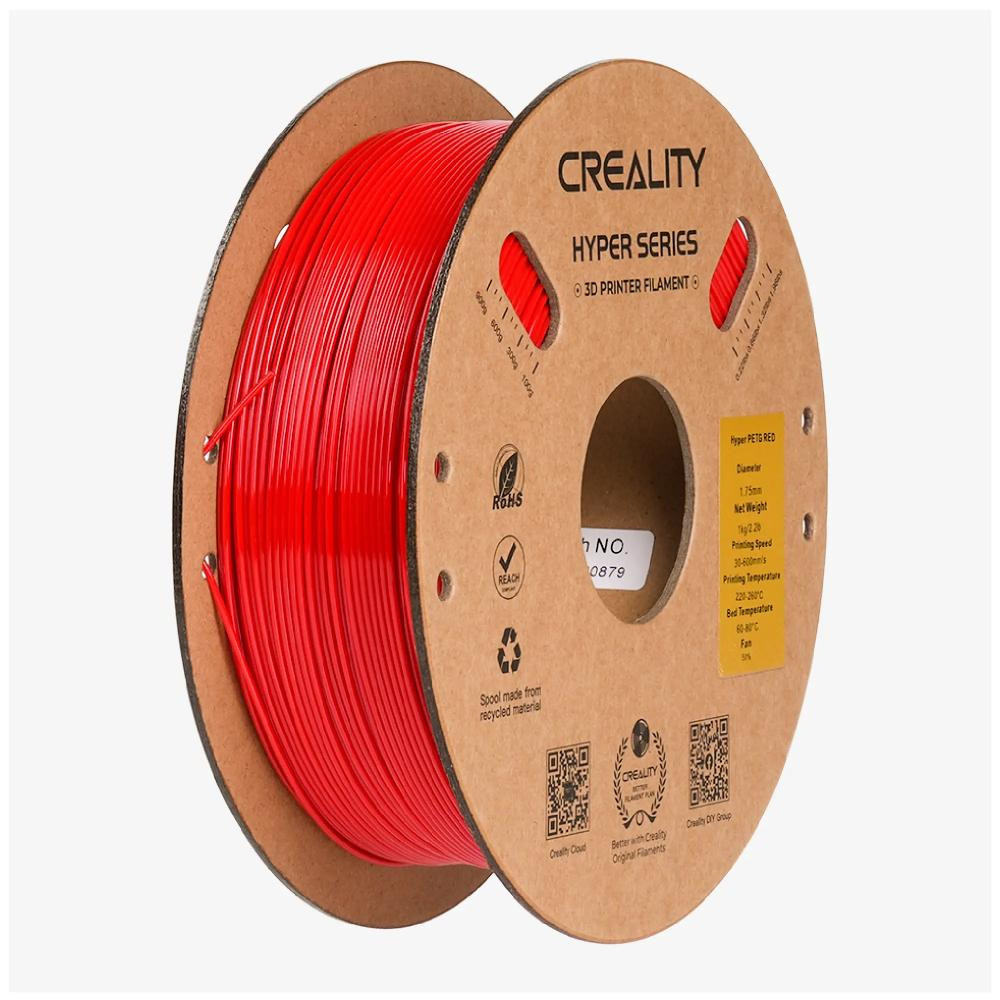 Creality Hyper PETG Filament (пластик) для 3D принтера  1кг, 1.75мм, червоний (3301030072) - зображення 1