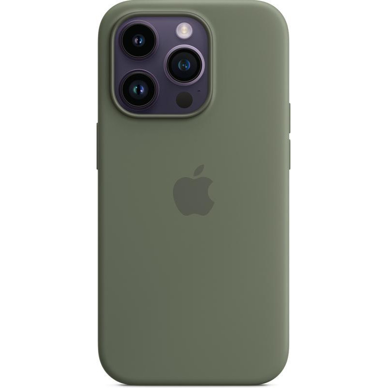 Apple iPhone 14 Pro Silicone Case with MagSafe - Olive (MQUH3) - зображення 1