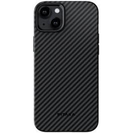   Pitaka MagEZ Case Pro 4 Twill 1500D Black/Grey for iPhone 15 (KI1501MMP)