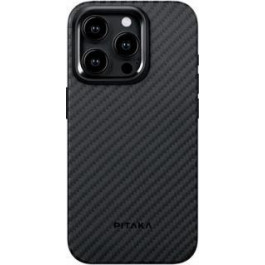   Pitaka MagEZ Case Pro 4 Twill 1500D Black/Grey for iPhone 15 Pro Max (KI1501PMP)