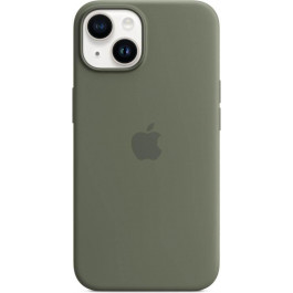   Apple iPhone 14 Silicone Case with MagSafe - Olive (MQU83)