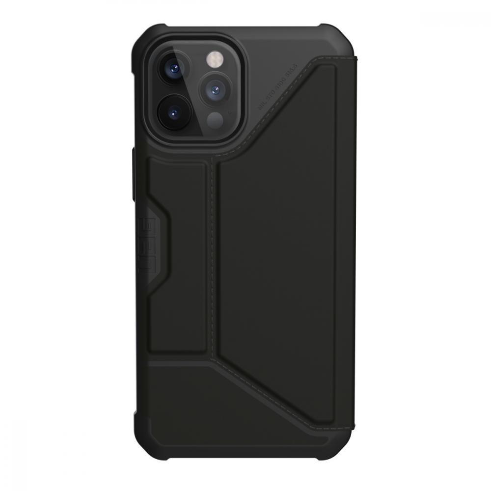 URBAN ARMOR GEAR iPhone 12 Pro Max Metropolis PU SATN Black (112366113840) - зображення 1