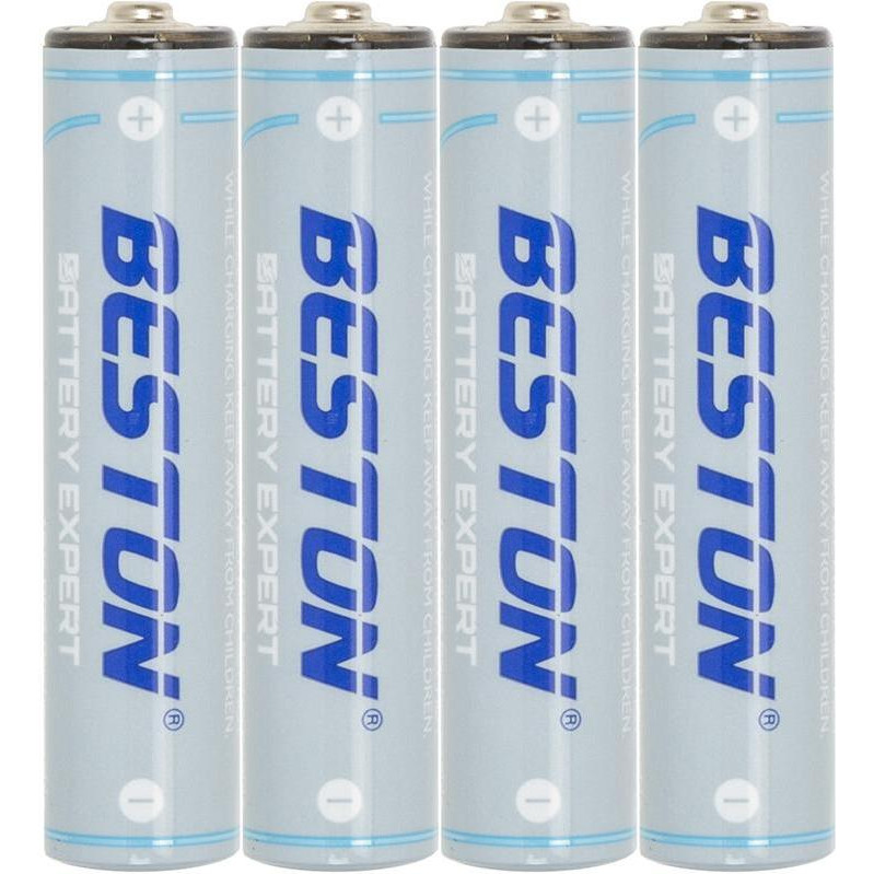 BESTON Акумулятор  AAA USB Type-C 400mah 1.5V Li-ion * 4 (3AC-18/AA620272) - зображення 1