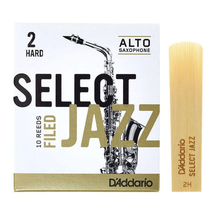 RICO Трости для альт саксофона SelectJazz толщина 2 Hard 10 шт. (RSF10ASX2H) - зображення 1