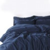 SoundSleep Підковдра  Stonewash Adriatic dark blue синій 160х220 см (94272291) - зображення 1