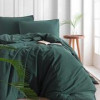 SoundSleep Комплект наволочок  Stonewash dark green зелений 50х70 см - 2шт. (94272284) - зображення 1