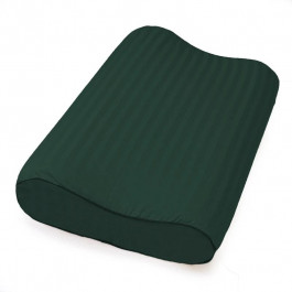   MirSon Наволочка 10026 Satin Stripe 30-0017 Green  43х59х12 см - Classic (2200006232797)