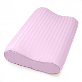   MirSon Наволочка 10017 Satin Stripe 30-0007 Pink  43х59х10 см - Classic (2200006232421)