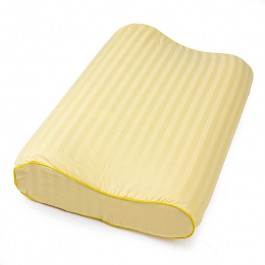   MirSon Наволочка 10014 Satin Stripe 30-0003 Intense Yellow  43х59х10 см - Classic (2200006232308)