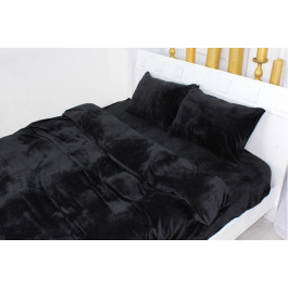   MirSon Наволочка Велюр Winter Frost 28-0007 Black Velvet  60х60 см (2200004000787)