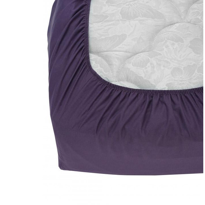 Good-dream Простынь на резинке  Microfiber Violet 120х190 (GDMVSHEETF120190) - зображення 1