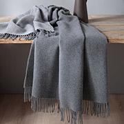   Biederlack Плед вовняний  Cosy & Luxury grau-silber 130х170 см (695659)