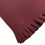   SoundSleep Раннер з рюшами Stonewash Burgundy  бургунди 40х180 см (94331943)