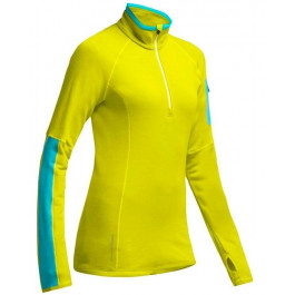   Icebreaker Термокофта  Atom LS Zip WMN chartreuse/glacier/white M (101 474 701 M)