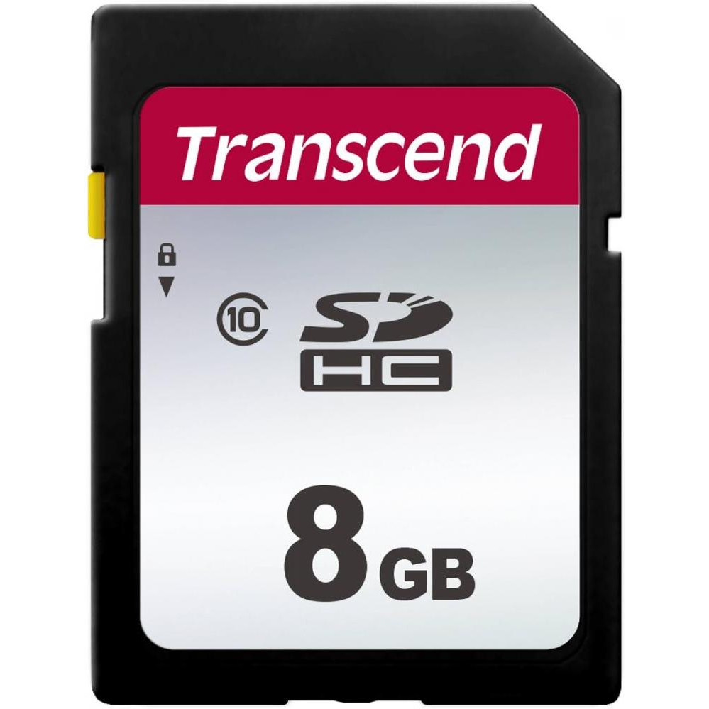 Transcend 8 GB SDHC Class 10 300S TS8GSDC300S - зображення 1