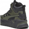 PUMA Черевики trinity mid hybrid l (393985-04) 9 Чорний, Зелений - зображення 4