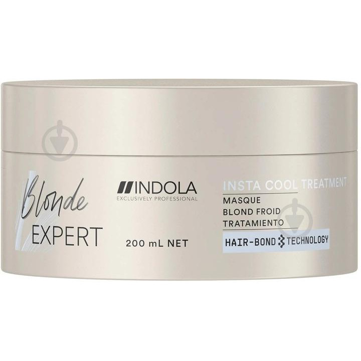 INDOLA Маска  Blonde Expert Care Insta Cool для Нейтралізації та Догляду за світлим волоссям 200 мл (404578 - зображення 1