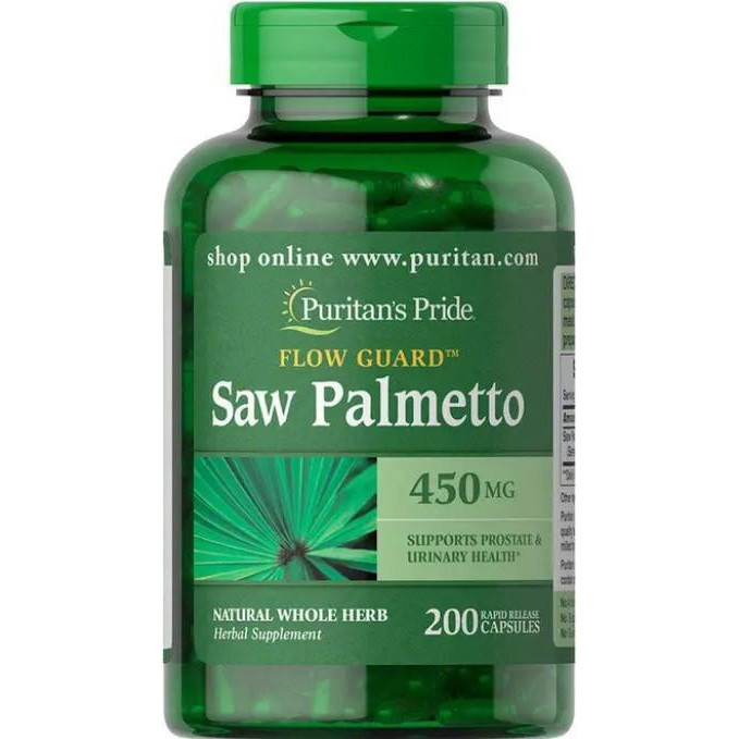 Puritan's Pride Saw Palmetto 450 mg 200 капс - зображення 1