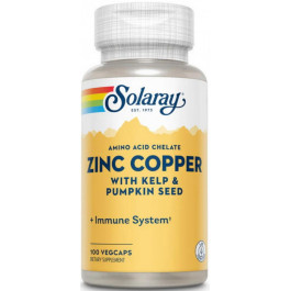   Solaray Zinc Copper 100 veg caps