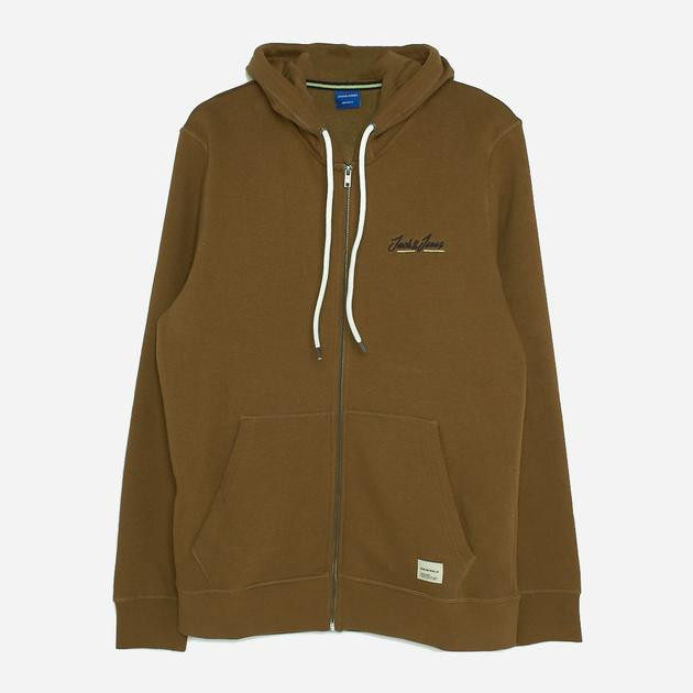 Jack & Jones Толстовка на флісі на блискавці чоловіча  XAZ404715XLZU L Коричнева (DD8000007423903) - зображення 1