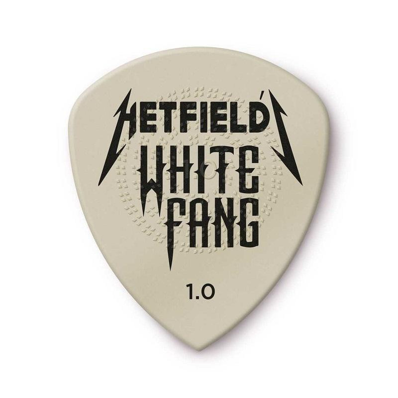 Dunlop Набор медиаторов PH122T1.0 Hetfield's White Fang Custom Flow Pick Tin 1.00mm 6 Pack - зображення 1