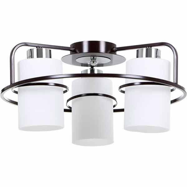 Accento Lighting Люстра потолочная  Normandia ALPL-PL17108-3 3x60 Вт E27 венге - зображення 1