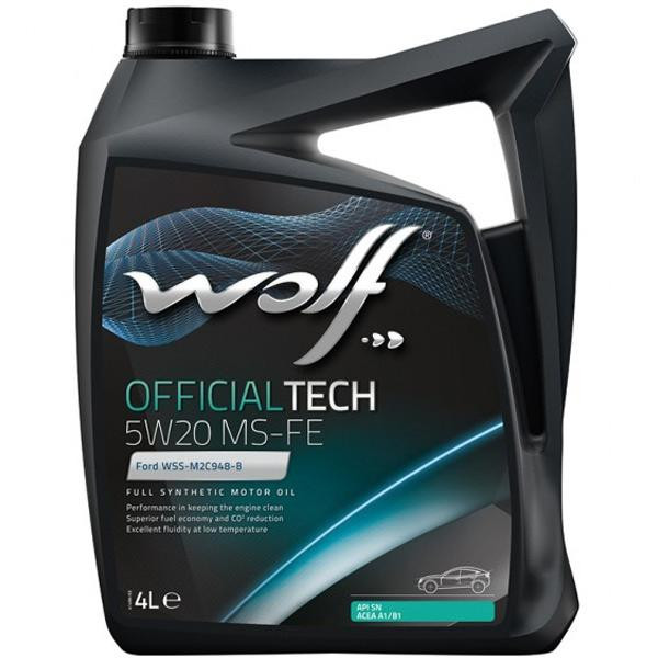 Wolf Oil OFFICIAL TECH 5W-20 MS-FE 4л - зображення 1