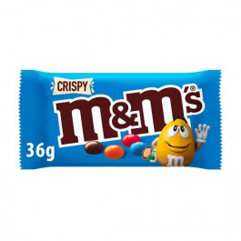   M&M’s Драже  з рисовими кульками в молочному шоколаді, 36 г (5000159563673)