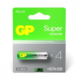   GP Batteries Super AA 4шт/уп (15A21-SB4)