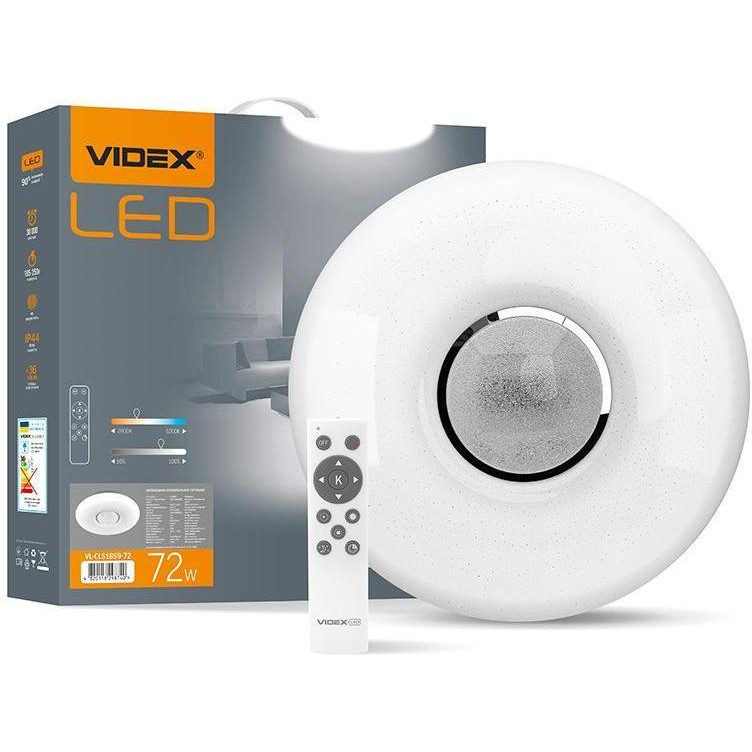 VIDEX Потолочный светильник LED GLANZ 3 72W 2800-6200K 220V (VL-CLS1859-72) - зображення 1