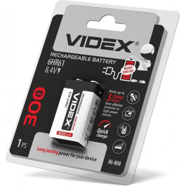   VIDEX Krona 300mAh NiMH 1шт (24477)