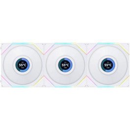   Lian Li Uni Fan TL LCD 120 White 3-Pack (G99.12TLLCD3W.00)