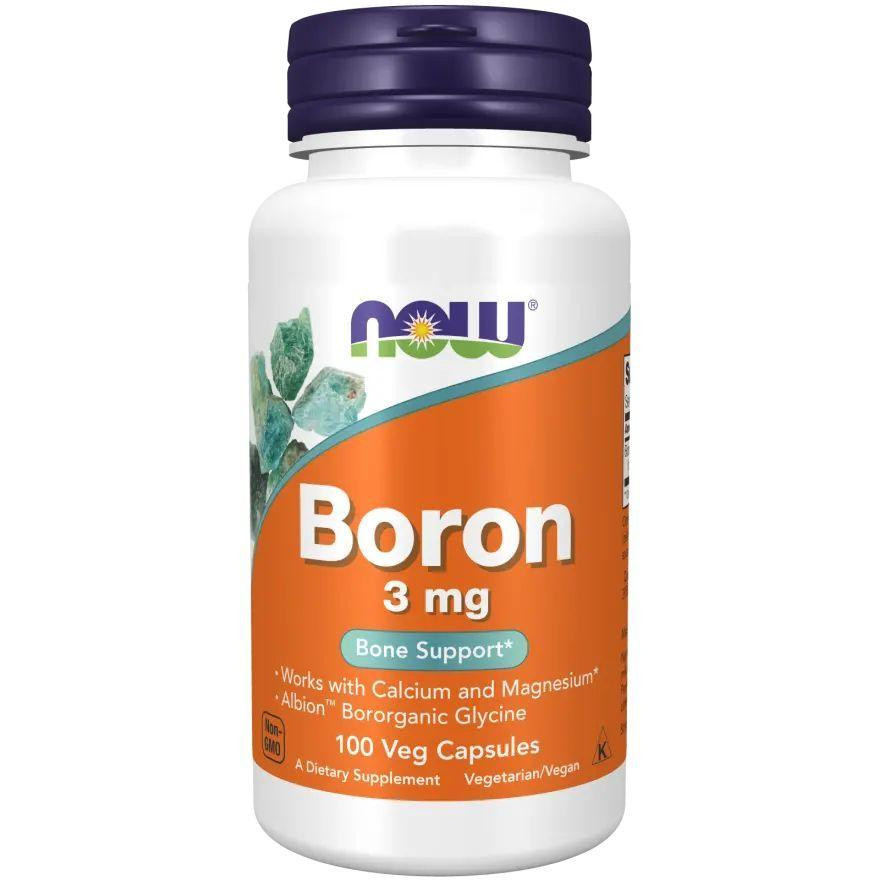 Now Бор (Boron) 3000 мкг 100 капсул (01410) - зображення 1