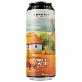   Forever Пиво  Sweet Wit, світле, нефільтроване, 4,5%, 0,5 л (4820183001429)