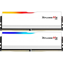   G.Skill 32 GB (2x16GB) DDR5 6000 MHz Ripjaws M5 RGB White (F5-6000J3238F16GX2-RM5RW)