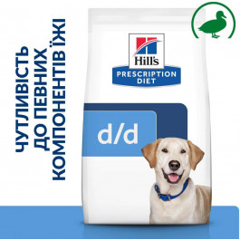   Hill's Prescription Diet Canine D/D Food Sensitivities Duck & Rice 12 кг (605855)